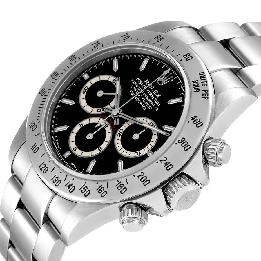 Cosmograph Daytona Stainless Steel Black Dial