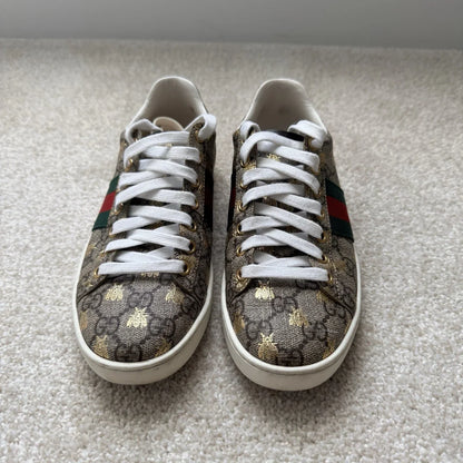 Gucci Ace GG Supreme Sneaker with Gold bees