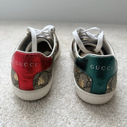 Gucci Ace GG Supreme Sneaker with Gold bees