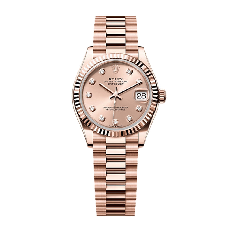 Datejust 31 Oyster, 31 mm, Everose gold