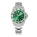 Submariner Date, 18K White Gold Diamonds Emerald