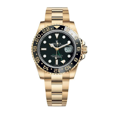 GMT-Master II “Root Beer” Yellow Gold Black Dial