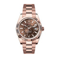 Sky–Dweller 42mm 18ct Everose Gold Chocolate Face