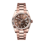 Sky–Dweller 42mm 18ct Everose Gold Chocolate Face