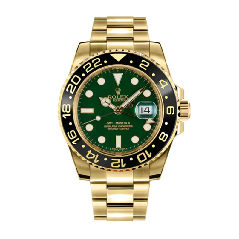 GMT-Master II “Green Dial” Yellow Gold