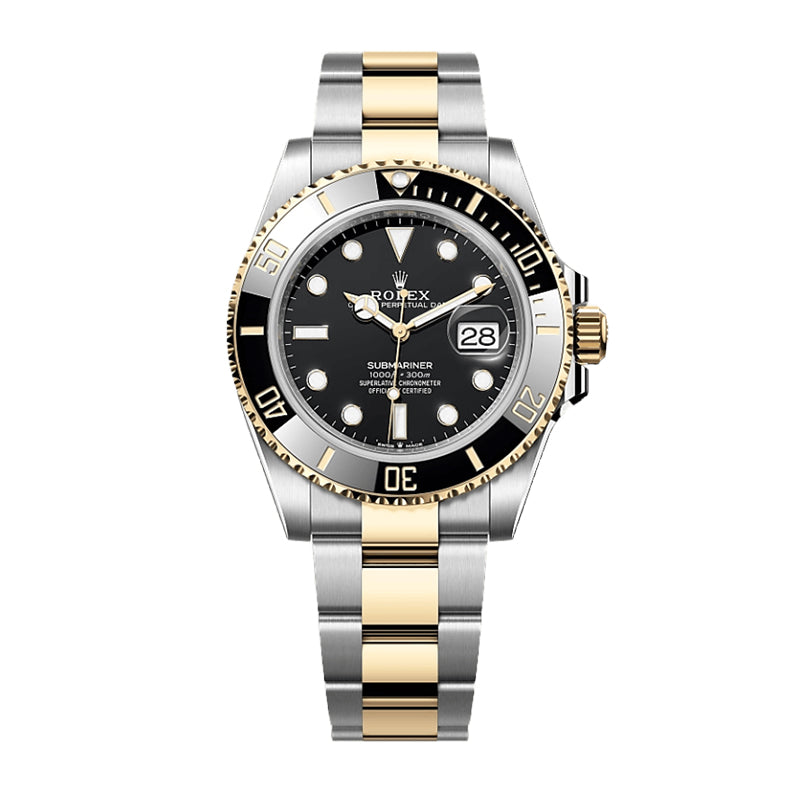 B- Submariner Date Oyster, 41 mm, Oystersteel and yellow gold