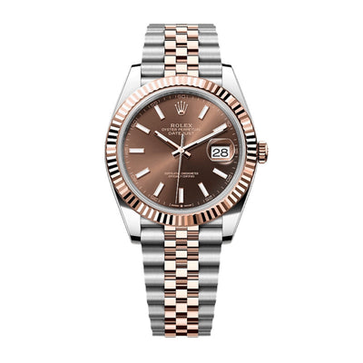 Datejust 41 Oyster, 41 mm, Oystersteel and Everose gold