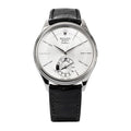 Cellini 50529, Dual Time, 18K White Gold, Silver Dial