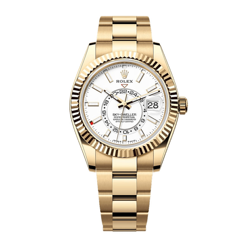 Sky-Dweller Oyster, 42 mm, yellow gold