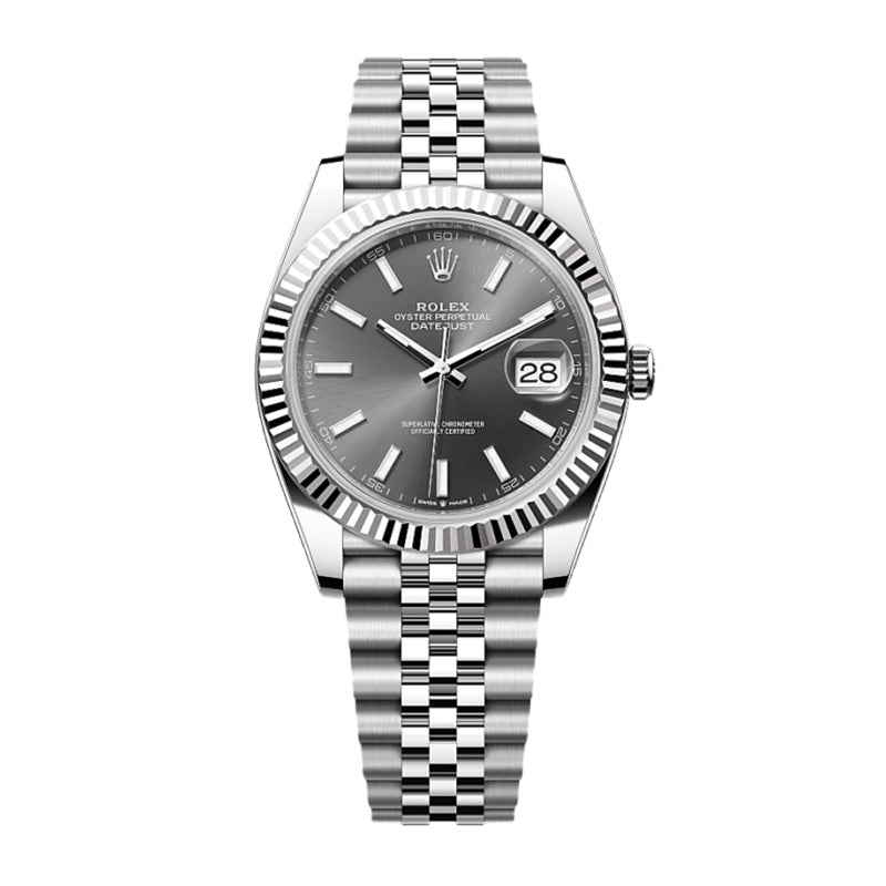 Datejust 41 Oyster, 41 mm, Oystersteel and white gold