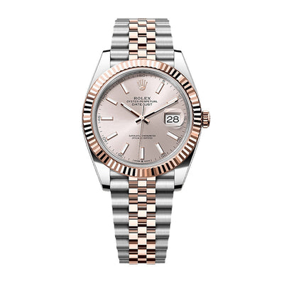Datejust 41 Oyster, 41 mm, Oystersteel and Everose gold