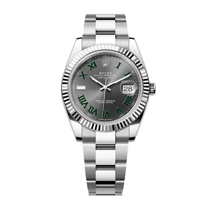 Datejust 41 Oyster, 41 mm, Oystersteel and white gold