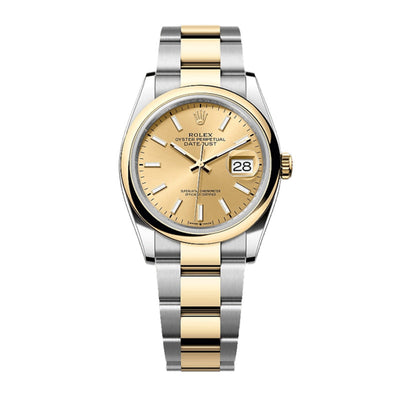 Datejust 36 Oyster, 36 mm, Oystersteel and yellow gold