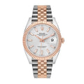 Datejust 41 Steel Rose Gold Fluted Motif Dial
