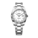 Datejust 41 Oyster, 41 mm, Oystersteel and white gold
